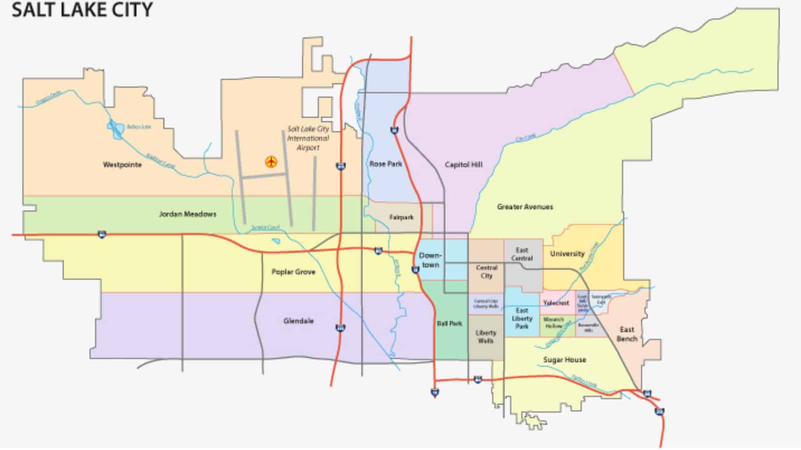 What S Living In Salt Lake City Like 2024 ULTIMATE Moving To   Salt Lake City Neighborhood Map 